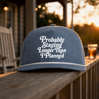 Probably Staying Longer Rope Hat