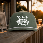 Probably Staying Longer Rope Hat