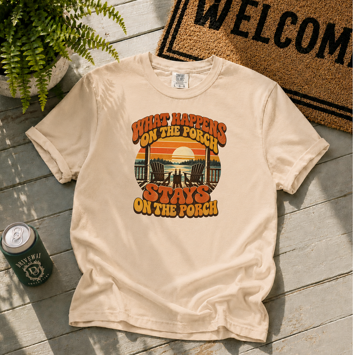What Happens on the Porch T-Shirt
