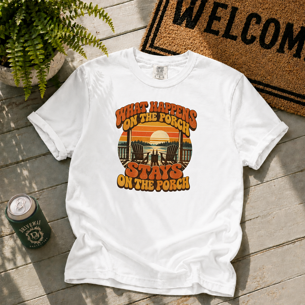 What Happens on the Porch T-Shirt